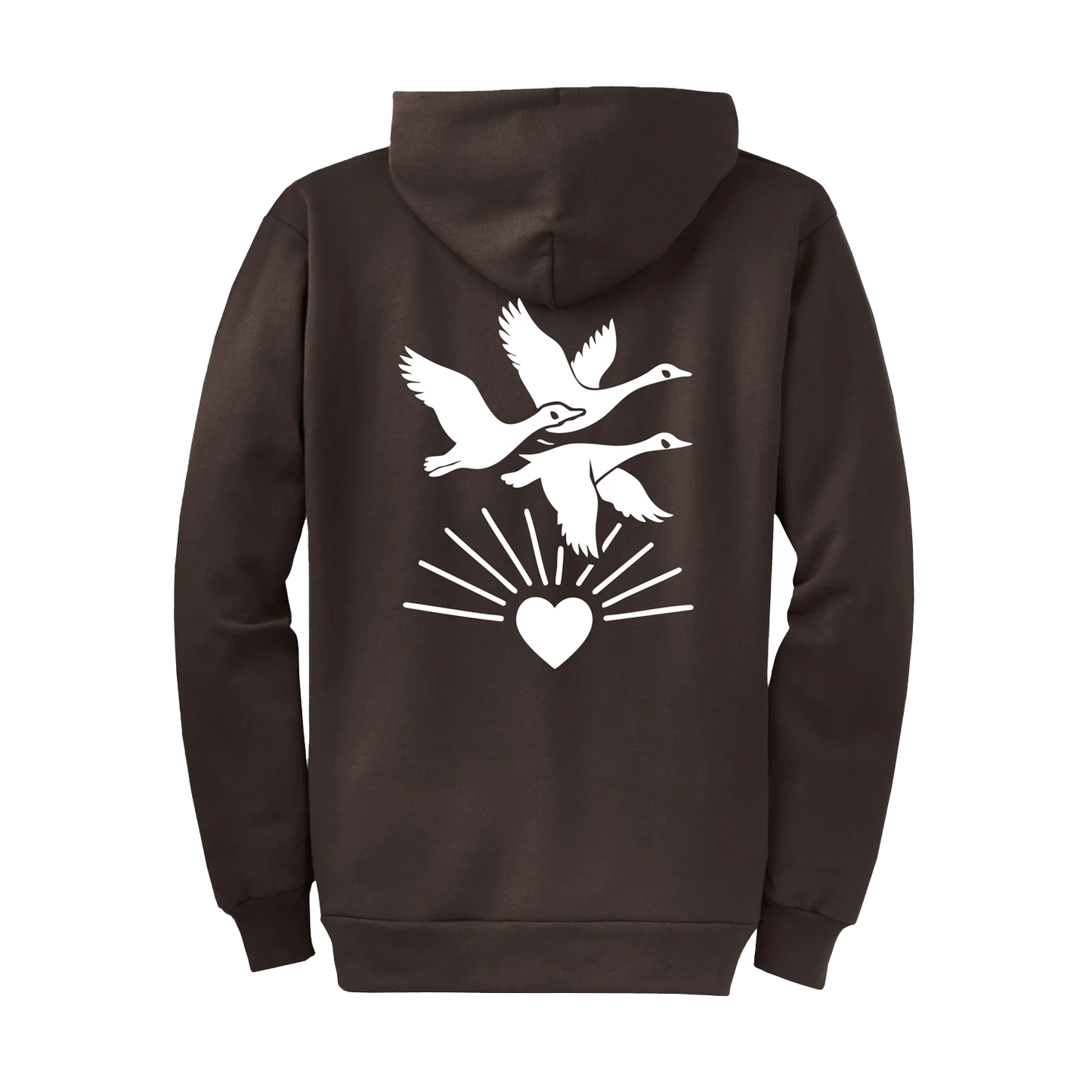 Geese back Full-Zip Hoodie