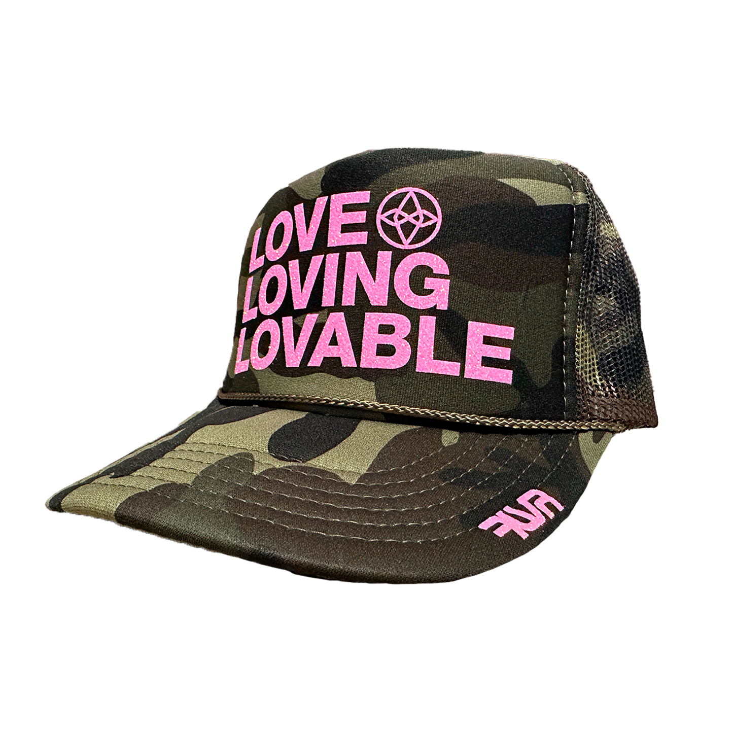 Love Loving Lovable - Trucker Hat - Camo