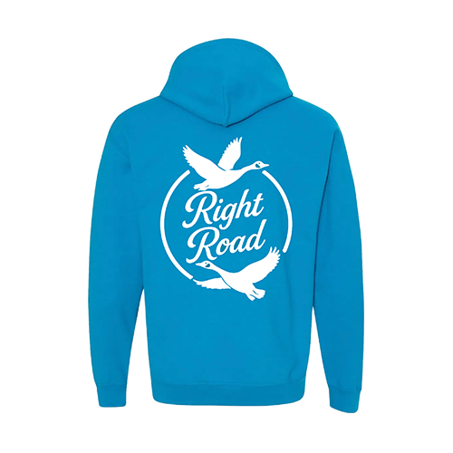 Right Road - Blue Hoodie