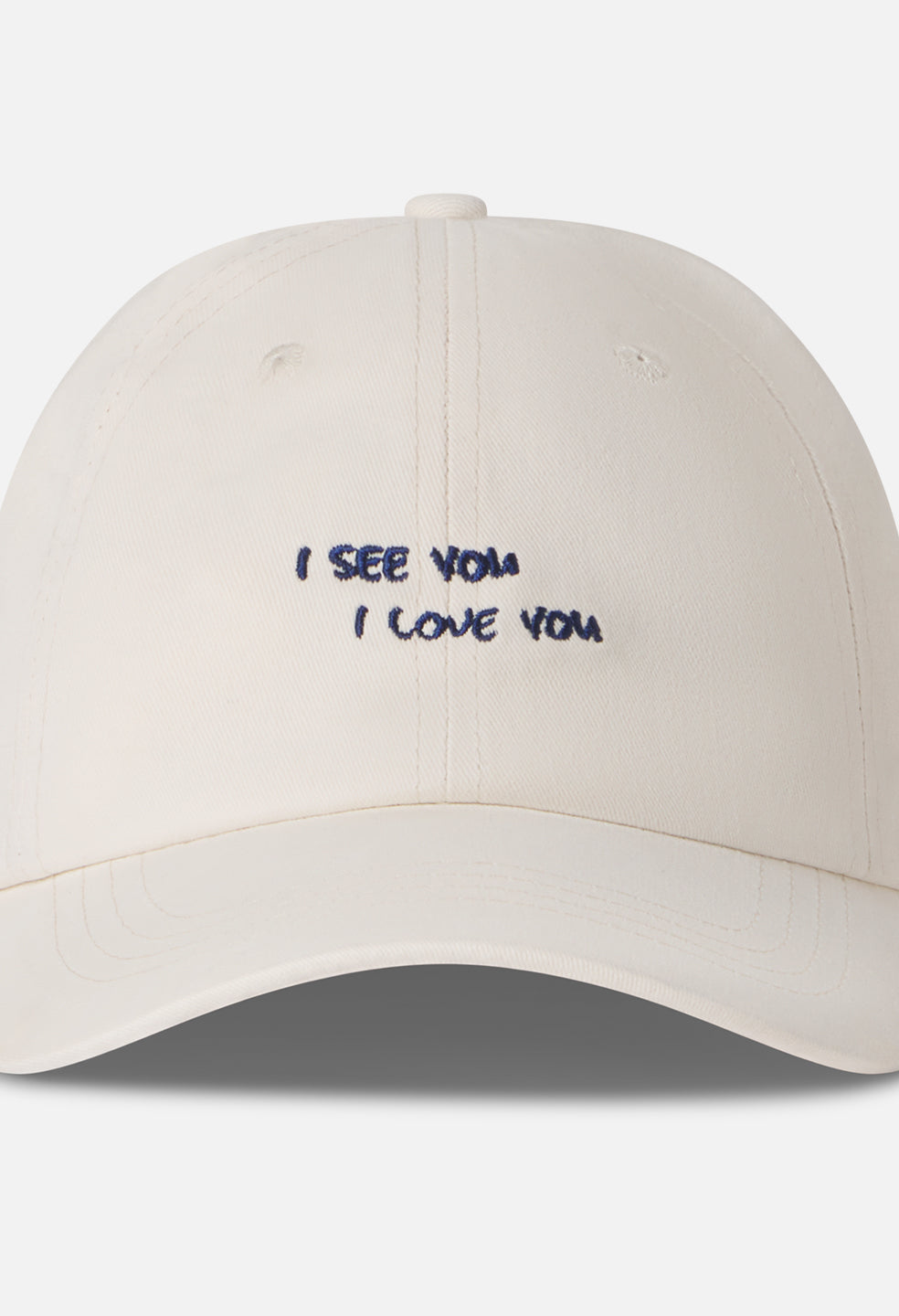 Classic Cap / I See You, I Love You Oat White