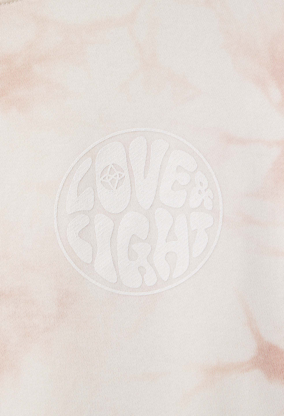 Crewneck Sweatshirt / Love &amp; Light Tie Dye Rose