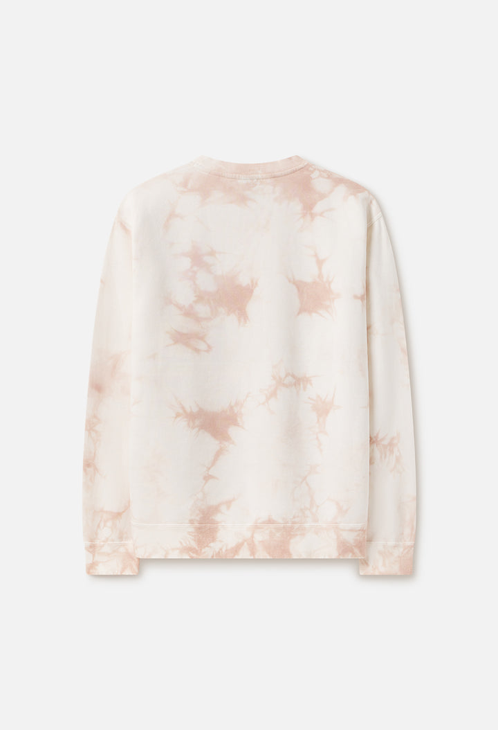 Crewneck Sweatshirt / Love &amp; Light Tie Dye Rose