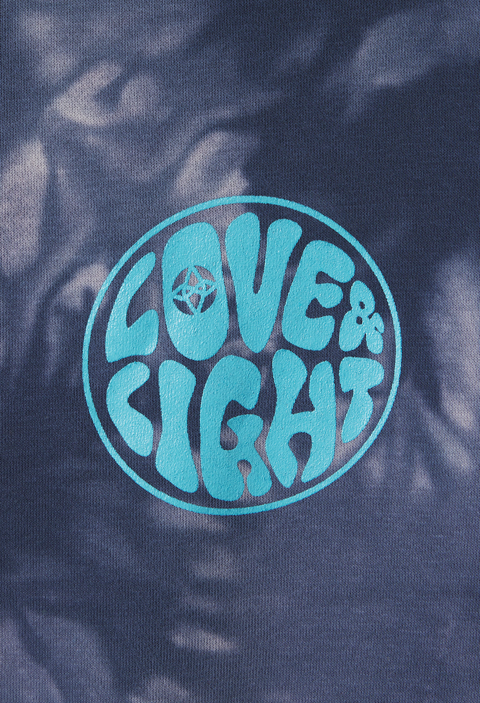 Crewneck Sweatshirt / Love &amp; Light Tie Dye Navy