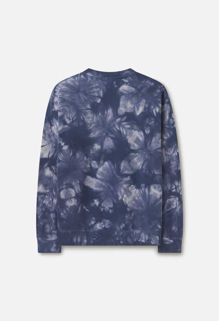 Crewneck Sweatshirt / Love &amp; Light Tie Dye Navy