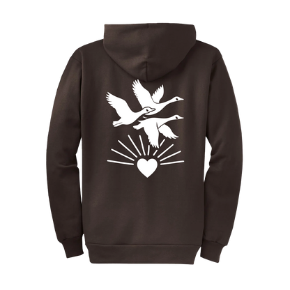 Geese back Full-Zip Hoodie