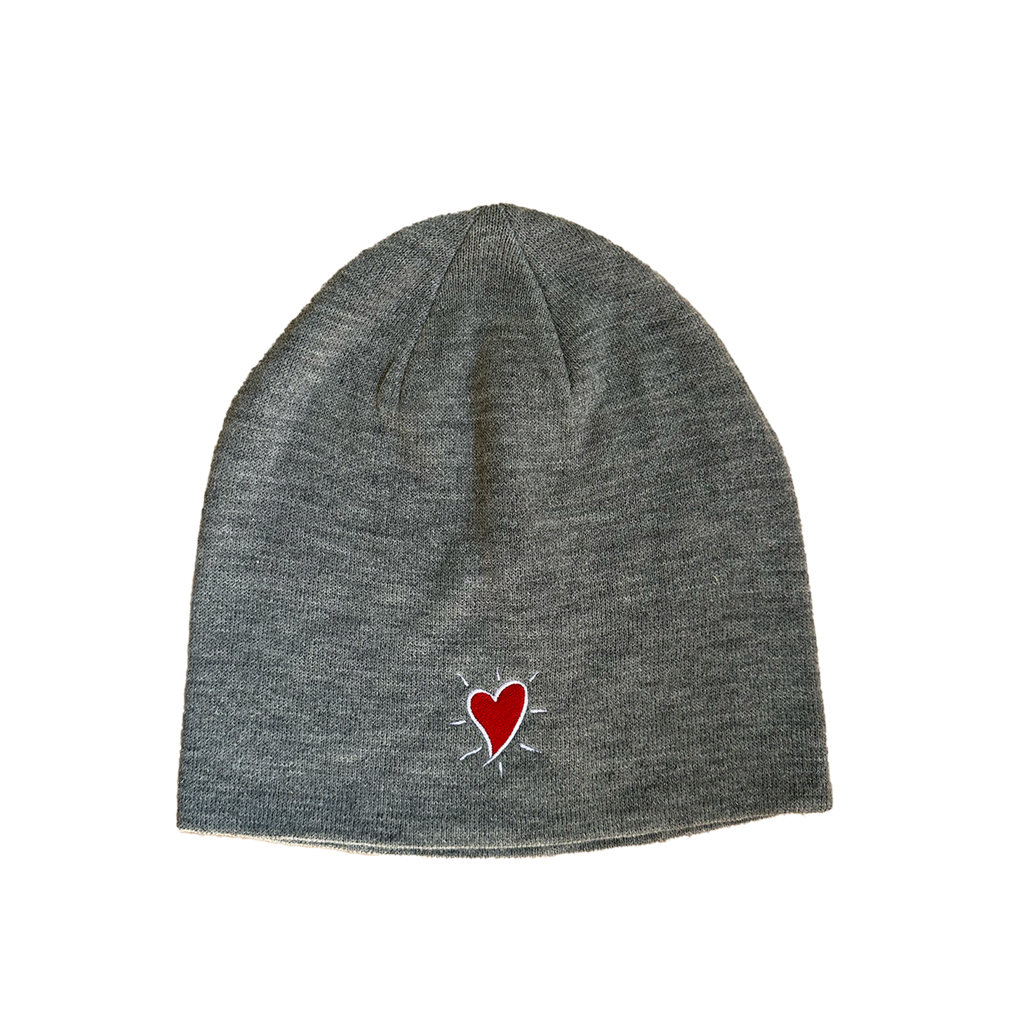 Hoffman Heart Embroidered Slouch Beanie
