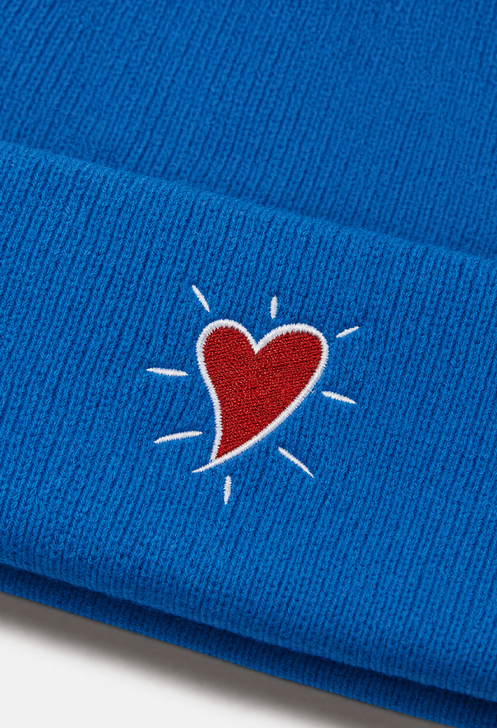 Cuffed Beanie / Hoffman Heart / Blue