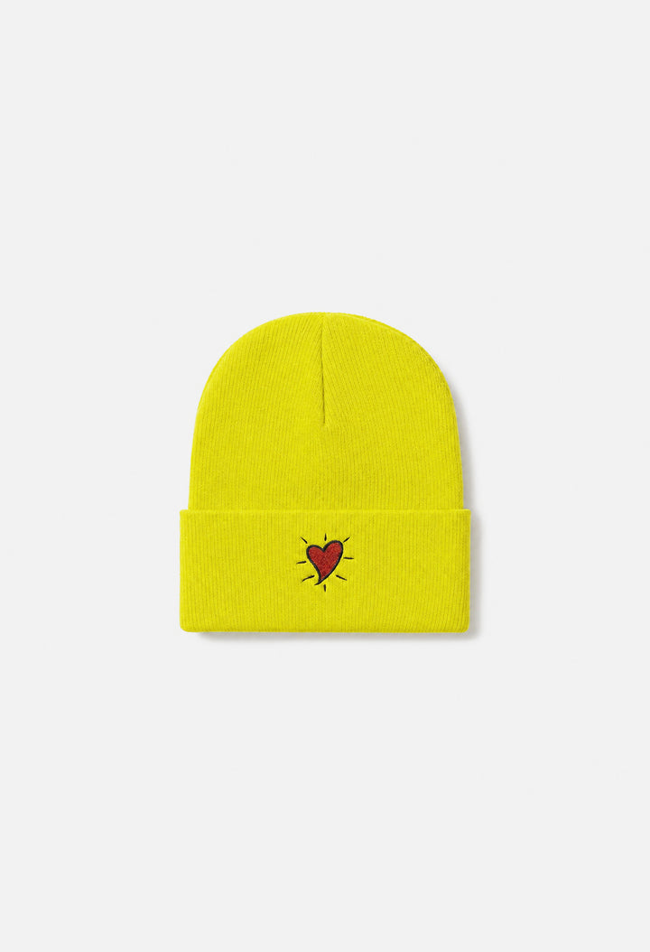 Cuffed Beanie / Hoffman Heart / Green