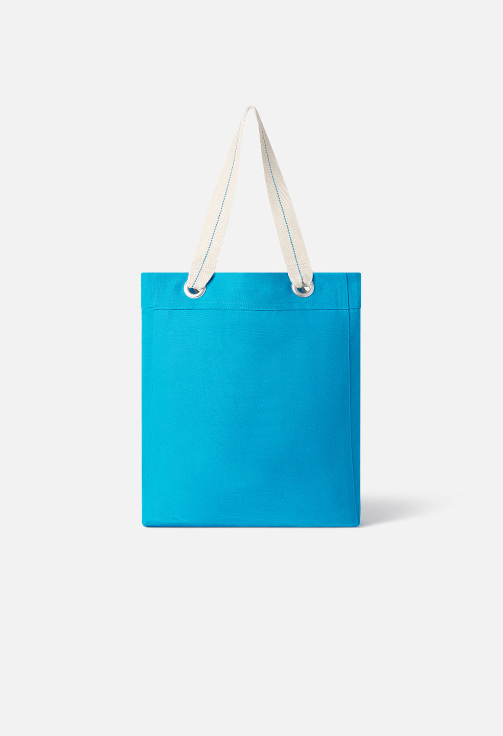 Canvas Tote Bag / Hoffman Heart / Blue