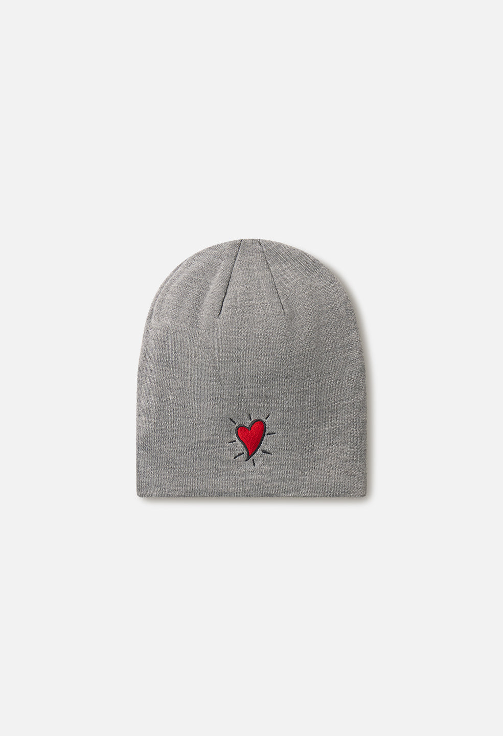 Slouch Beanie / Hoffman Heart / Grey