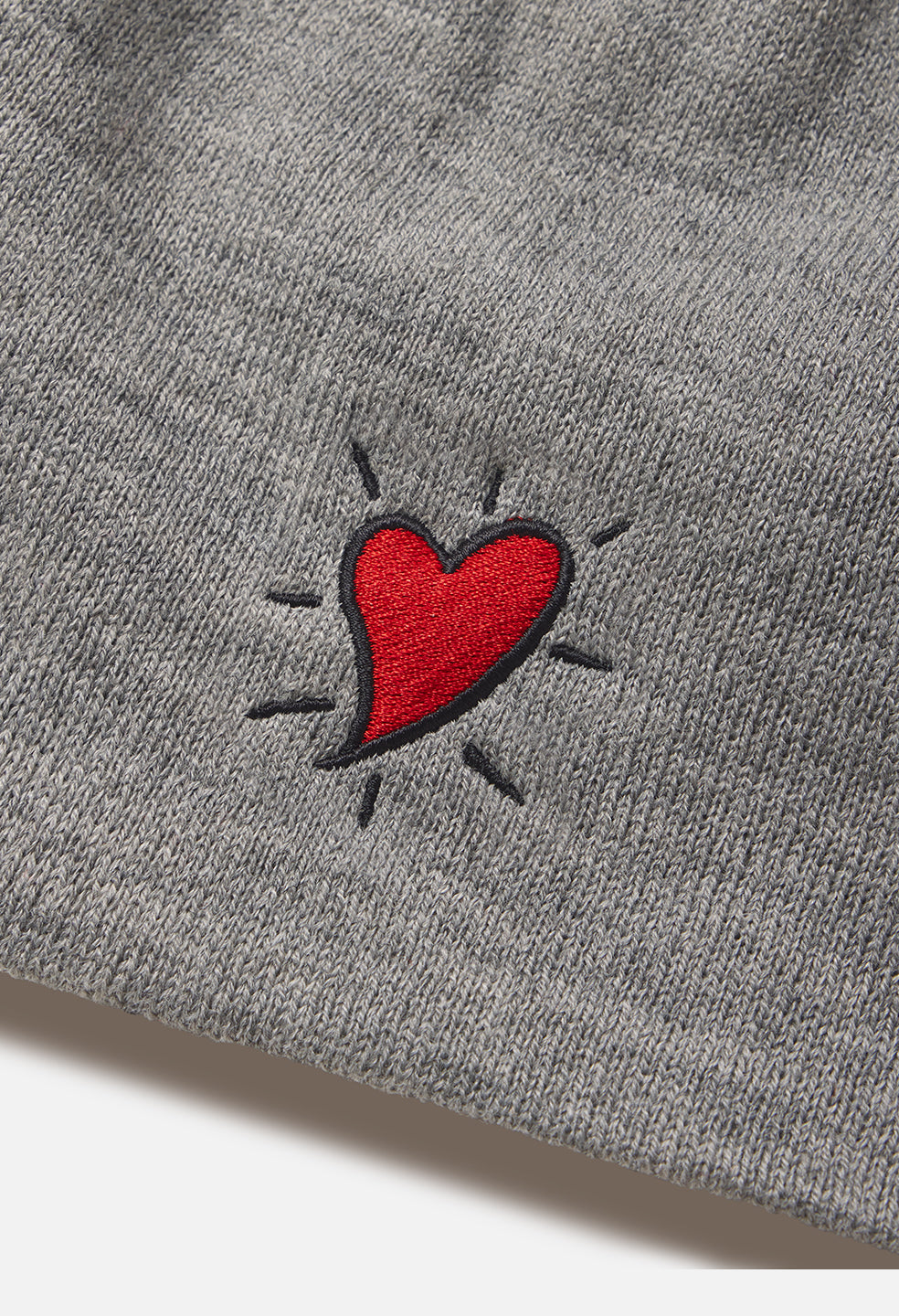 Slouch Beanie / Hoffman Heart / Grey