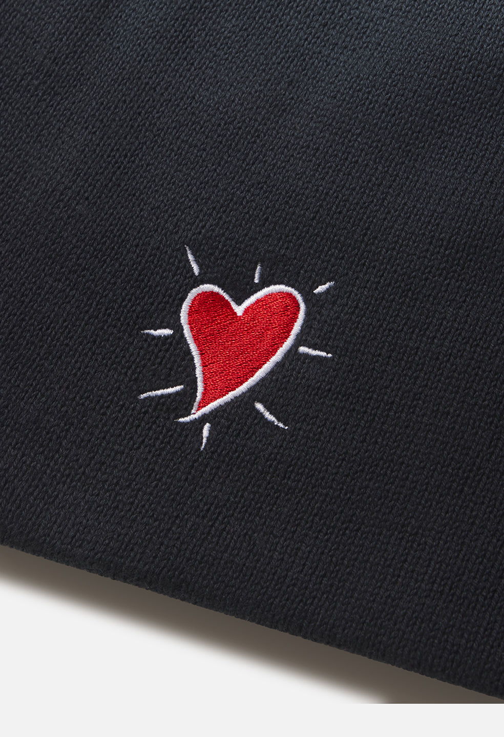Slouch Beanie / Hoffman Heart Ombré Black