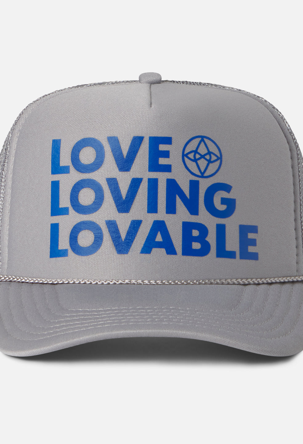 Trucker Hat / Love Loving Lovable / Grey