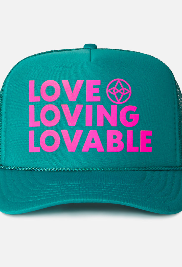 Trucker Hat / Love Loving Lovable / Jade